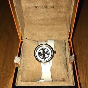 Tory Burch Reva double wrap watch - ivory